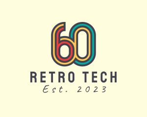 Cool Retro 60s Disco logo design