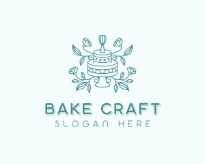 Rose Cake Bakery logo design