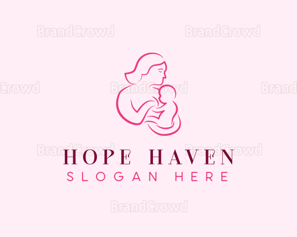 Mother Baby Breastfeed Logo