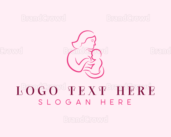 Mother Baby Breastfeed Logo