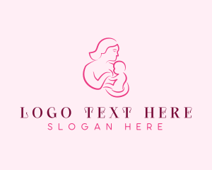 Parents - Mother Baby Breastfeed logo design