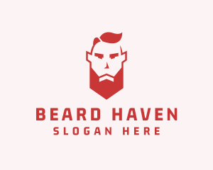 Beard - Beard Man Character logo design