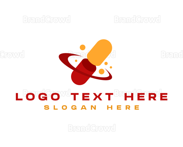 Pharmaceutical Medication Pill Logo