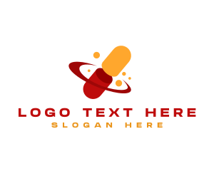 Vitamin - Pharmaceutical Medication Pill logo design