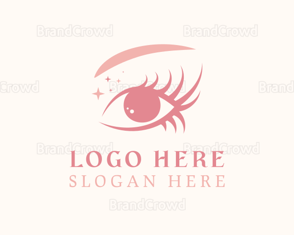 Eye Beauty Makeup Artist Logo