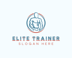 Muscle Fitness Training logo design