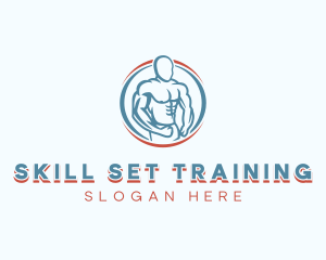 Training - Muscle Fitness Training logo design