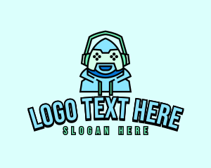 Hood - Robot Hoodie Gamer logo design