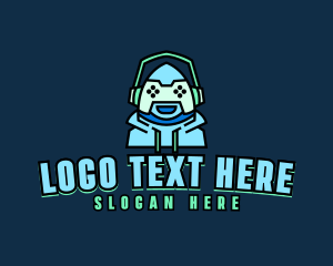 Stream - Robot Hoodie Gamer logo design