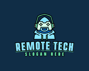 Remote - Robot Hoodie Gamer logo design