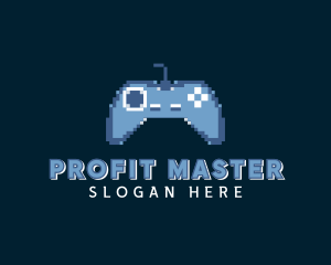 Controller - Pixelated Game Controller logo design