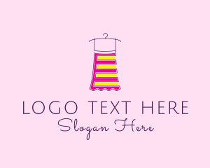 Clothing - Fashion Dress Hanger logo design