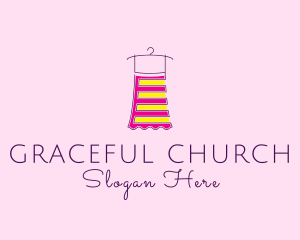 Jumpsuit - Fashion Dress Hanger logo design