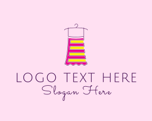 Fashion Design - Fashion Dress Hanger logo design