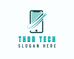 Tech Mobile App logo design