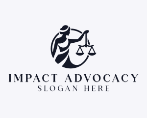 Advocacy - Woman Justice Empowerment logo design