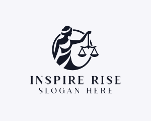 Woman Justice Empowerment  logo design