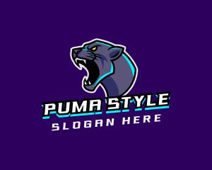 Puma - Gaming Wild Panther logo design