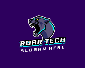 Roar - Gaming Wild Panther logo design