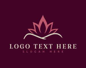 Organic - Lotus Wellness Spa logo design