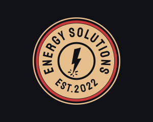 Electric Energy Power Plant   logo design