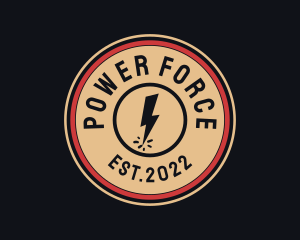 Electric Energy Power Plant   logo design