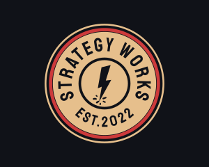 Electric Energy Power Plant   logo design