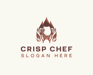 Chicken Fire Restaurant logo design