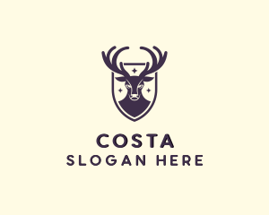 Wild Deer Animal logo design