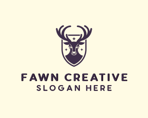 Wild Deer Animal logo design