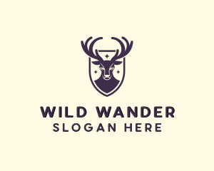 Wild Deer Animal logo design