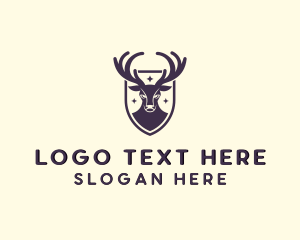 Wild Deer Animal Logo