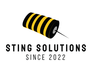 Sting - Bee Pin String logo design