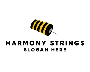 Bee Pin String logo design