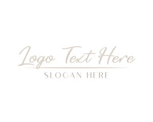 Designer - Minimalist Feminine Signature logo design