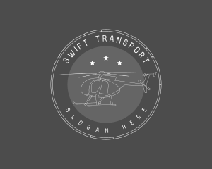 Helicopter Transport Flight logo design