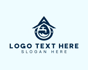 Drainage - Water Pipe Faucet logo design