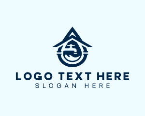 Water - Water Pipe Faucet logo design