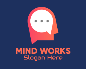 Mind - Mind Message App logo design