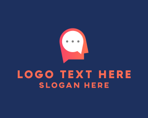Communication - Mind Message App logo design