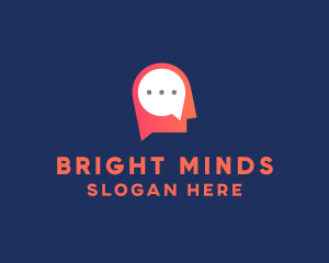 Mind Message App  logo design