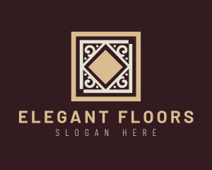Flooring - Ornate Tile Flooring logo design