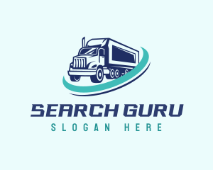 Cargo Truck Transport Logo