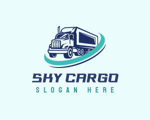 Cargo Truck Transport logo design