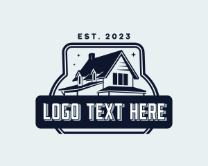 Construction - Home Builder Roofing logo design