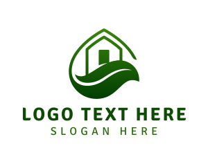 Land Developer - Nature Leaf Greenhouse logo design