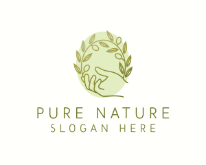 Organic - Organic Olive Plant logo design