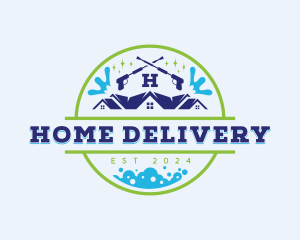 Pressure Wash Housekeeping logo design