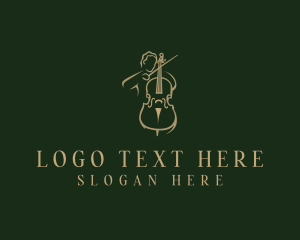 Cello - Cello Musician Recital logo design