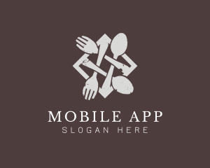 Dining Cutlery Restaurant Logo